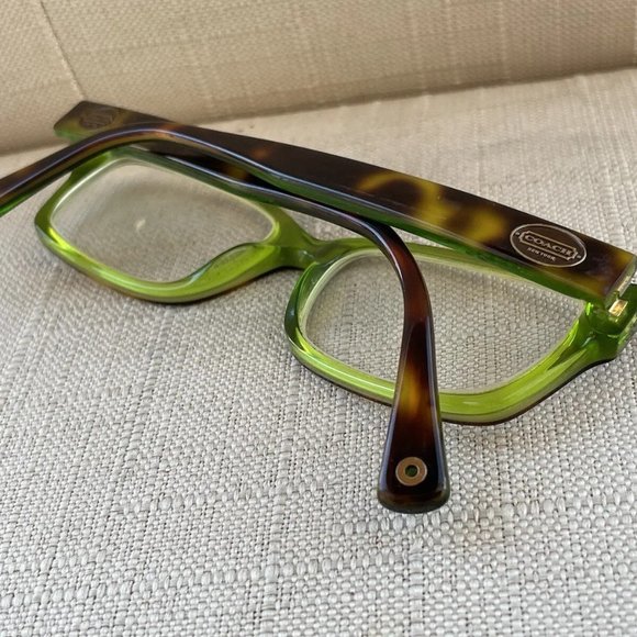 Coach Eyeglasses Frame Green Tortoise Glasses 5011 BROOKLYN 50[]16 135 main image 12